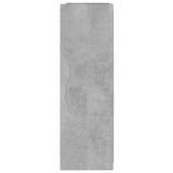 ZNTS Bathroom Mirror Cabinet Concrete Grey 62.5x20.5x64 cm Engineered Wood 803312