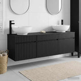 Bathroom Cabinet Set 3 pcs Black 49 x 44.5 x 66.5 cm 3405758