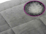 Weighted Blanket Grey 220x260 cm 15 kg Fabric 350731