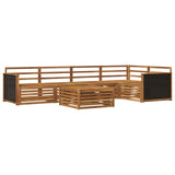 Outdoor Sofa Set 6 pcs Natural 79 x 79 x 37 cm 3383372