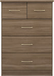 ZNTS Nevada 3+2 Drawer Chest 100-102-119