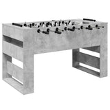 Foosball Table Concrete Grey 146.5 x 74 x 85 cm Engineered Wood 3378202