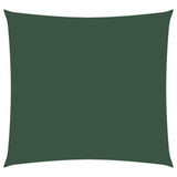 Sunshade Sail Oxford Fabric Square 6x6 m Dark Green 135472