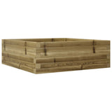 Garden Planter 70x70x23 cm Impregnated Wood Pine 847197