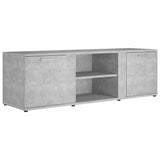 TV Cabinet Concrete Grey 120x34x37 cm Engineered Wood 801165
