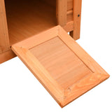Cat House Solid Pine & Fir Wood 50x46x43.5 cm 170640
