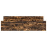 Bed Frame without Mattress Smoked Oak 160x200 cm 3203765