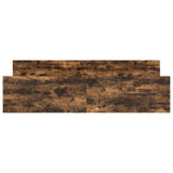Bed Frame without Mattress Smoked Oak 160x200 cm 3203765