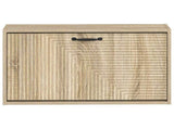 Wall-Mounted Shoe Cabinet HAARLEM 71 x 17 x 43 cm Sonoma Oak 896847