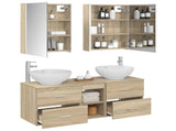 Bathroom Furniture Set 5 pcs Sonoma Oak 3406969