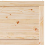 Sliding Door Natural 80 x 208 cm Solid Pine Wood 3445640