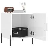 Bedside Cabinets 2 pcs High Gloss White 40x40x50 cm Engineered Wood 827585