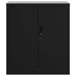 ZNTS File Cabinet Black 79x40x90 cm Steel 339734