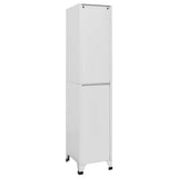 Locker Cabinet with 2 Compartments 38x45x180 cm 244473