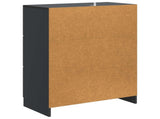 Sideboard with Drawer Black 66 x 34.5 x 87 cm Engineered Wood 895776