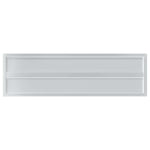 Wall Shelves 2 pcs 100x30x3 cm Silver Stainless Steel 30279