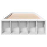 Bed Frame with Storage White 80 x 200 cm Engineered Wood 3429557