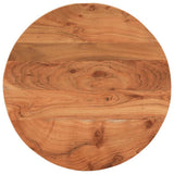 Table Top 40x2.5 cm Round Solid Wood Acacia 370046