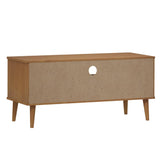 TV Cabinet MOLDE Brown 158x40x49 cm Solid Wood Pine 4013412