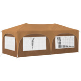 Pop-up Party Tent 575 x 288 x 245 cm Beige Oxford Fabric 42019892
