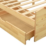 Bed Frame with 2 Drawers without Mattress 90x200 cm 322154