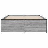 Bed Frame without Mattress Grey Sonoma 140x190 cm 3279900