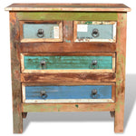 Reclaimed Cabinet Solid Wood with 4 Drawers 241136