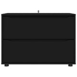 Storage Cabinet Black 80 x 48 x 57 cm Engineered Wood 888818