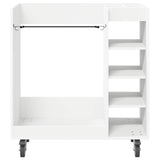 Golf Cabinet with Wheel Plain White 90 x 45 x 98 cm 899463