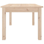 ZNTS Coffee Table 80x50x40 cm Solid Wood Pine 814279