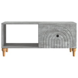 Coffee Table Concrete Grey 90 x 50 x 40 cm Engineered Wood 894268