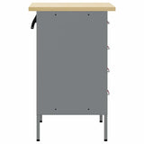 Work Bench with Drawer Red and Grey 50 x 55 x 85 cm 4103461