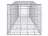Arched Gabion Baskets 7 pcs 400x50x60/80 cm Galvanised Iron 3145935