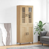 Highboard Sonoma Oak 69.5x34x180 cm Engineered Wood 3198340