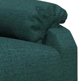 Massage Chair Dark Green Fabric 342464