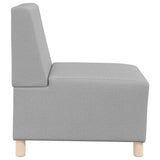 Modular Sofa Unit Armless 2 pcs Cloud Grey 55 x 74 x 82 cm 3399757