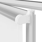 Roller Blind Blackout White 150x175 cm Fabric Width 146.6 cm 4011944