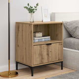 Bedside Cabinet with Drawer 2 pcs Artisan oak 49 x 36 x 61 cm 883493