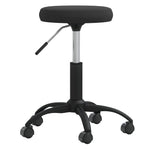 ZNTS Office Swivel Chair Black Velvet 333171