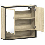 Bathroom Mirror Cabinet Sonoma Oak 65x20x60 cm Engineered Wood 849260