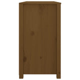 Side Cabinet Honey Brown 100x40x72 cm Solid Wood Pine 821767