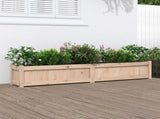 Garden Planter 180x31x31 cm Solid Wood Pine 837494