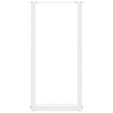 Console Table Legs U-Shaped 2 pcs White 38x cm Steel 4013173