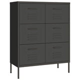 Drawer Cabinet Anthracite Steel Medium Drawer Cabinet 336150