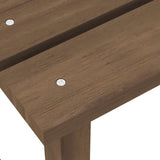 Garden Chair Brown Solid fir wood 69.5 x 86.5 x 89.5 cm 315921