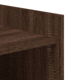 Shoe Cabinet Brown Oak 74.5x37.5x100 cm Engineered Wood 848436