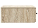 Wall-Mounted Bedside Cabinet 2 pcs Sonoma Oak 33 x 34.5 x 20 cm 898090