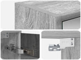 Bathroom Mirror Cabinet Grey Sonoma 73.5 x 16 x 62.5 cm 889180