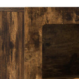 Sideboard Smoked Oak 80.5 x 35 x 59 cm Engineered Wood 891329