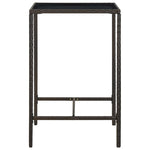 5 Piece Garden Bar Set Poly Rattan Brown 3064839